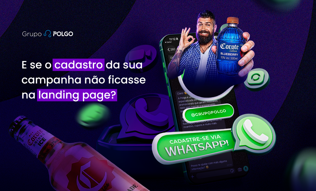 Como a Corote tirou o cadastro da landing page e colocou no WhatsApp